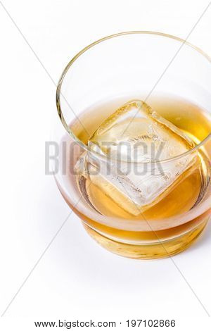 Aged Whiskey On The Rocks