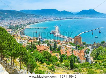 Red Roofs Of Alanya