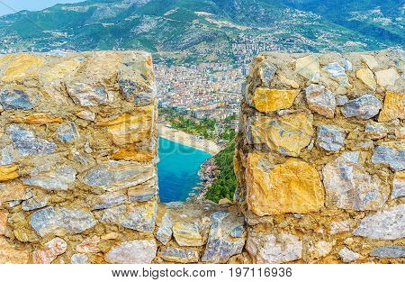The Battlements Of Alanya Fortress
