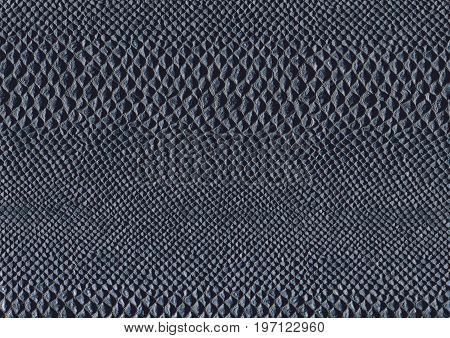 full frame scaled abstract dark blue reptile skin surface