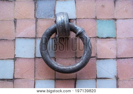 wall with hook screw background and texture for graphic design.