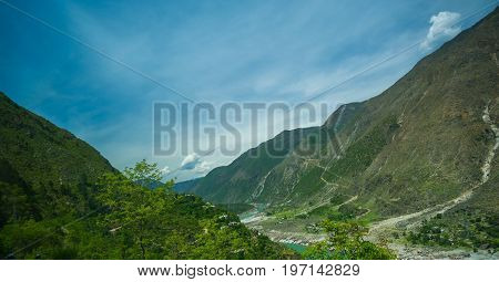 Kunhar river between Naran and Batakundi, Pakistan