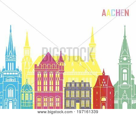 Aachen Skyline Pop