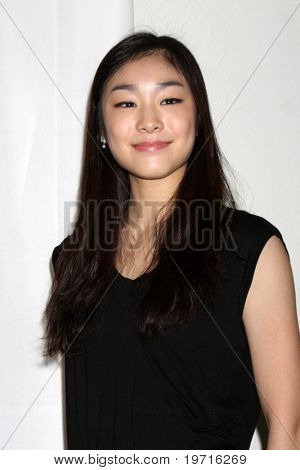 LOS ANGELES - szeptember 7: Yuna Kim sajtótájékoztatón a 