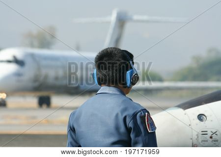 Technical Team  Of L-39 Albatros Of Royal Thai Air Force.