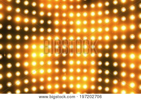 Flash Lights Disco Wall. Computer Generated Absrtact Background