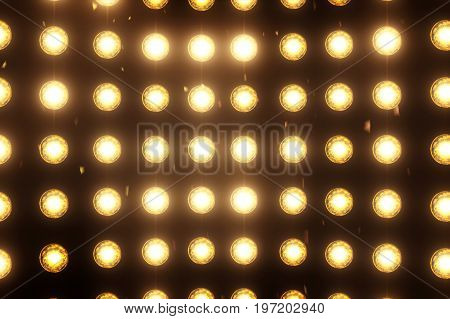 Flash Lights Disco Wall. Computer Generated Absrtact Background