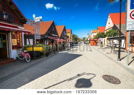 Hel Poland-September 72016:Hel - polish city ,