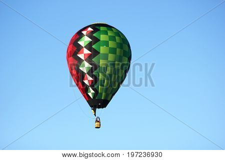 Hot Air Balloon at Balloonfest 2017, Howell, MI, USA