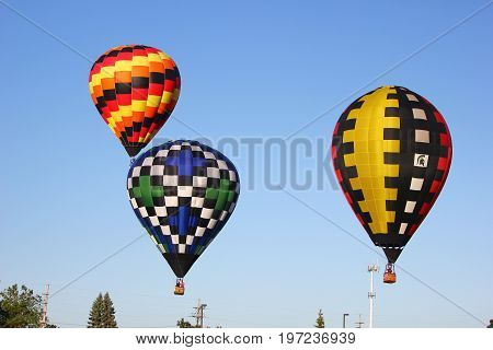 Hot Air Balloon at Balloonfest 2017, Howell, MI, USA
