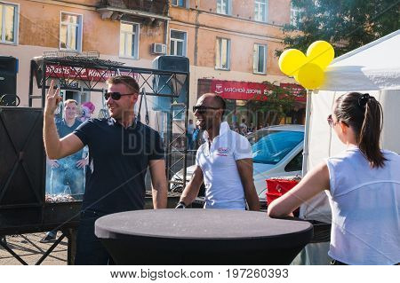 People During The Open Festival Called Delicious Vyatka Vkusna