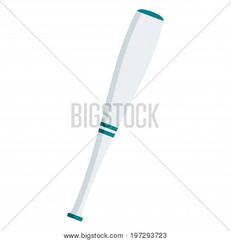 White Blue Baseball Bat