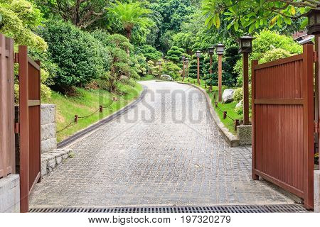 Nan Lian Garden a public park build in the style of the Tang dynasty the popular attractions for tourists in Hong Kong.