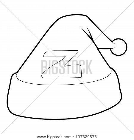 Cap for sleep icon. Outline illustration of cap for sleep vector icon for web design