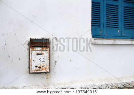 Old Post Box In Larnaca, Cyprus