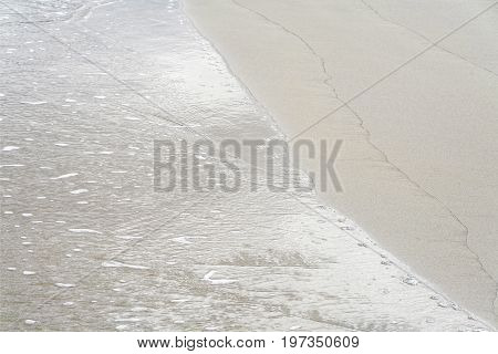Sea And Sand At Coastline In Danang