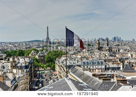 Paris, France Skyline