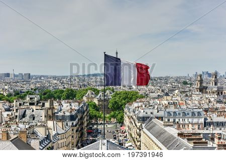 Paris, France Skyline