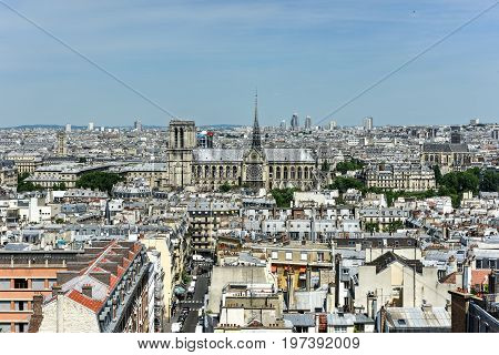 Paris, France Skyline