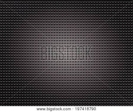 Circle sieve Metallic surface Background, Vector illustration