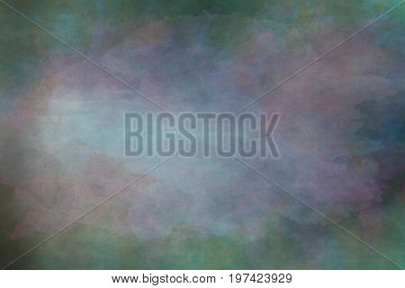 Dark rainbow color grungy background with ligher middle