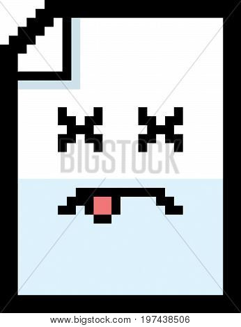 Dead 8-bit Cartoon Paper