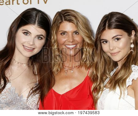 LOS ANGELES - JUL 27:  Olivia Jade Giannulli, Lori Laughlin, Isabella Rose Giannulli at the Hallmark TCA Summer 2017 Party at the Private Residence on July 27, 2017 in Beverly Hills, CA