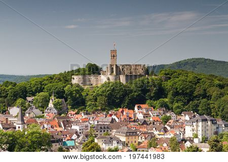 Panorama of the village of Koenigstein Hesse Germany