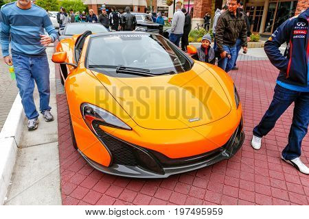 Redmond, Wa - April 29, 2017: Exotic Car Show At Redmond Town Center