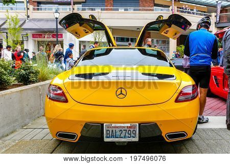Redmond, Wa - April 29, 2017: Exotic Car Show At Redmond Town Center