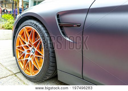 Redmond, Wa - April 29, 2017: Exotic Car Show At Redmond Town Center