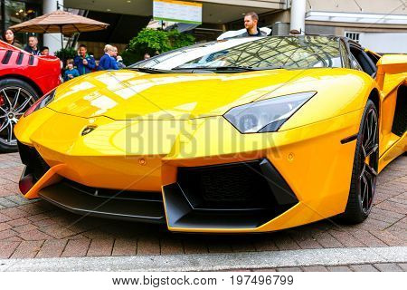 Redmond, Wa - April 29, 2017: Exotic Car Show At Redmond Town Center