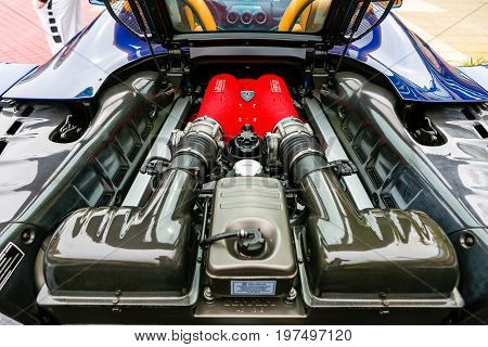 Redmond, Wa - April 29, 2017: Exotic Car Show At Redmond Town Center