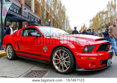 Redmond, Wa - April 29, 2017: Exotic Car Show At Redmond Town Center