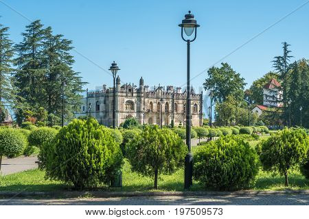 Dadiani Palace Located Inside A Park In Zugdidi, Georgia