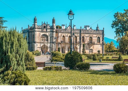 Dadiani Palace Located Inside A Park In Zugdidi, Georgia