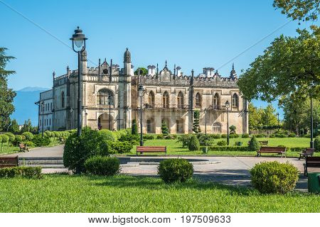 Dadiani Palace Located Inside A Park In Zugdidi, Georgia