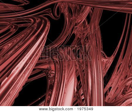 Optical Art Fractal Raytrace From The Deep Three