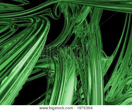 Optical Art Fractal Raytrace From The Deep Two