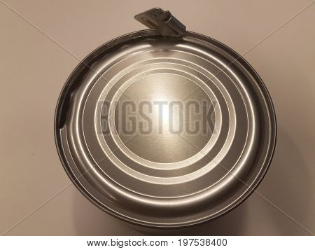 metal can with a military style manual can opener