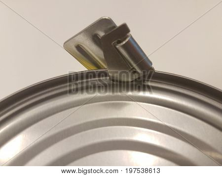 metal can with a military style manual can opener