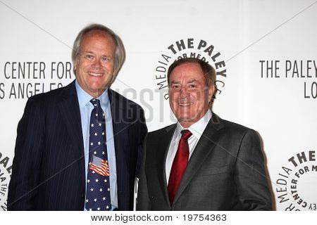 LOS ANGELES - NOV 30:  Dick Ebersole, Al Michaels arrive at the Paley Center for Media Annual Los Angeles Gala at Beverly Wilshire Hotel on November 30, 2010 in Beverly Hills, CA