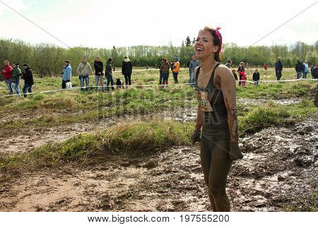 Cinevilla, Latvia - May 4th, 2014: Participants of the strong race 2014.
The Strong Race