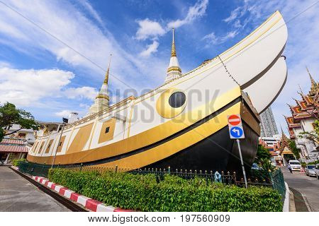 Bangkok , Thailand - 28 July, 2017:Wat Yannawa public landmark in Thailand