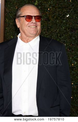 LOS ANGELES - 13 déc: Jack Nicholson et fête de Noël annuelle de Heather Tom 2010 au Village Theate