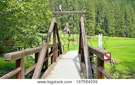 Forestry open-air museum with educational walk in Vydrovo - Forest chapel.