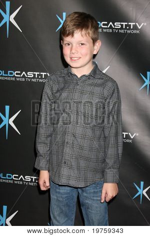 LOS ANGELES - DEC 14: Declan Beaty beachtet die 