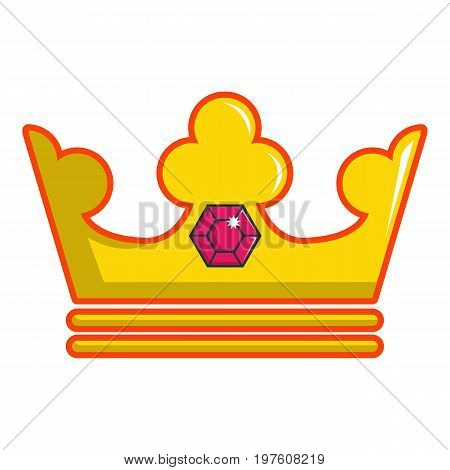 Milady crown icon. Cartoon illustration of milady crown vector icon for web design