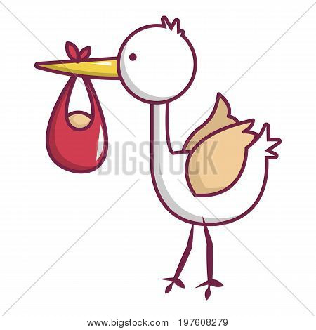 Baby hobbledehoy icon. Cartoon illustration of baby hobbledehoy vector icon for web design