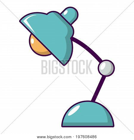 Desk lamp icon. Cartoon illustration of desk lamp vector icon for web design